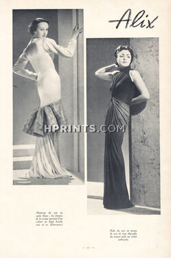 Alix 1937 Evening Gowns