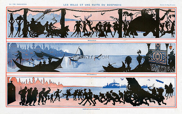 Zyg Brunner 1916 ''Les mille et une nuits du Bosphore'' Stamboul, Byzance, Konstantinople