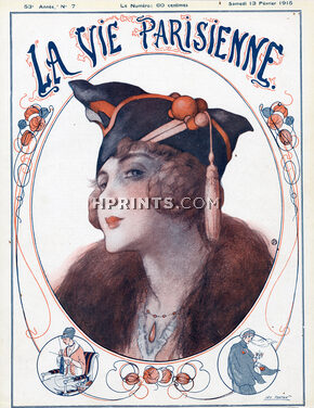 Léo Fontan 1915 Portrait, Military Béret