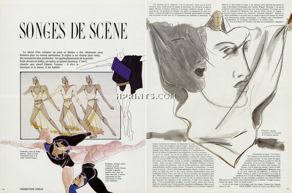 Songes de Scène, 1984 - Gianni Versace Theatre Costume, Texte par Giusi Ferre