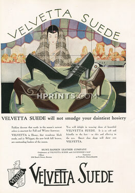 Velvetta Suede (Shoes) 1927 winter footwear