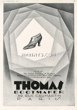 Thomas (Bootmaker) 1927 Evening Shoes
