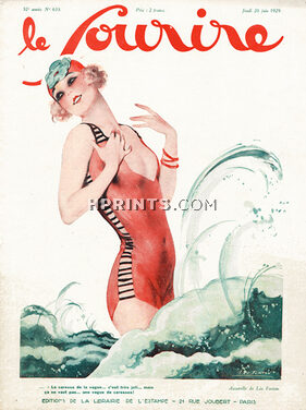 Léo Fontan 1929 Bathing Beauty, Le Sourire