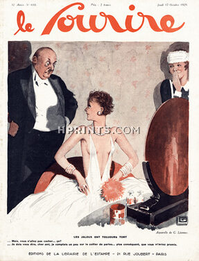 Georges Léonnec 1929 "Les Jaloux ont toujours tort" Sexy décolleté