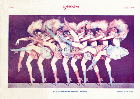 Maurice Pépin 1929 Les Girls, Music Hall