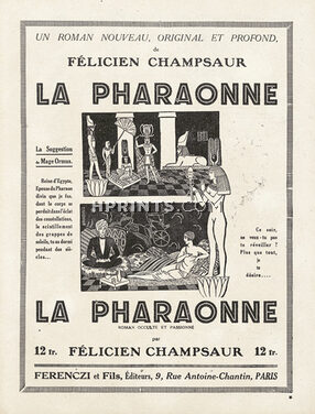 La Pharaonne 1929 Félicien Champsaur
