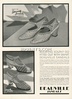 Deauville Sandals (Shoes) 1930