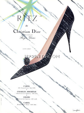 Christian Dior (Shoes) 1959 Ritz, Roger Vivier