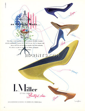 I. Miller (Shoes) 1956 J. Langlais