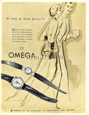 Omega 1955 Gran Jerarquía, Rare argentinian advert