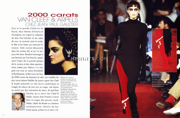 2000 carats - Van Cleef & Arpels chez Jean-Paul Gaultier, 1997 - Fashion Show, 8 pages