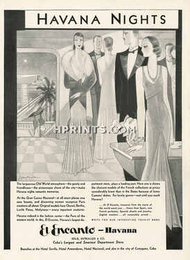 El Encanto (Department Store Havana) 1930 Lopez Mendez, Evening Gown