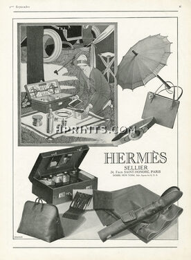 Hermès 1925 Umbrella, Handbag, Belt, Toiletries Bag, Marcel Jacques Hemjic