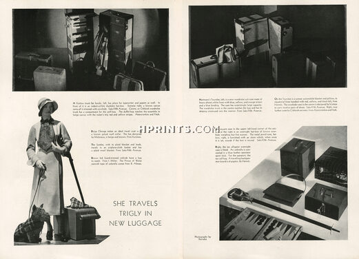 Louis Vuitton, Hartmann, Hermès (Baggage Luggage) 1931 Hat Box, Suit Case, Jewel Case, Aligator Case...