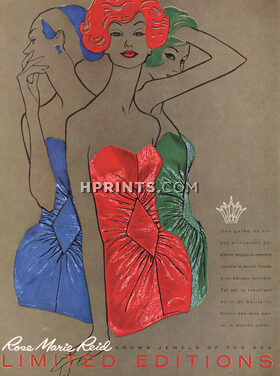 Rose Marie Reid (Swimwear) 1959 "Crown Jewels Of the Sea" Limited Editions