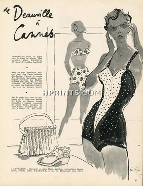 Mayogaine (Swimwear) & Marie Lecomte 1949