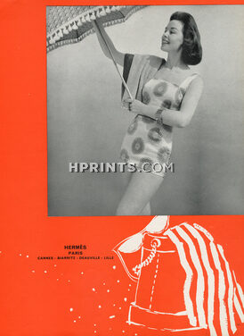 Hermès (Swimwear) 1957 Parasol