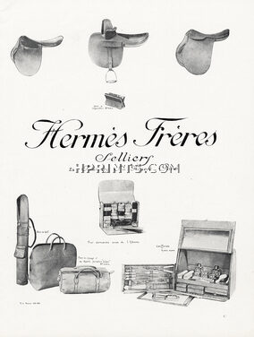 Hermès Frères 1924 Luggage, Toiletries Bag, Saddle, Golf