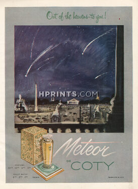 Coty (Perfumes) 1952 "Meteor", Place De La Concorde