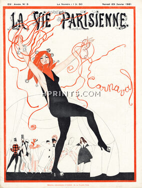 Zyg Brunner 1921 Carnaval, La Vie Parisienne cover