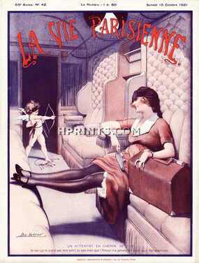 Léo Fontan 1921 The Parisienne is not afraid of Love, Train