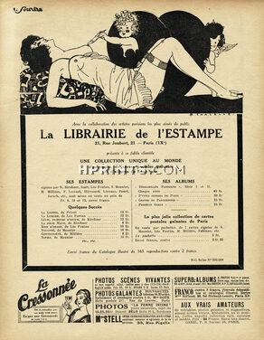 Libriairie de l'Estampe 1924 Albert Chazelle