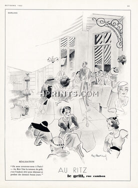 Au Ritz 1932 La Terrasse du Grill, Ray Bret-Koch