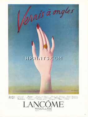 Lancôme (Cosmetics) 1949 Pérot, Nail Polish