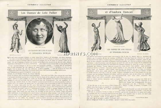 Les Danses de Loïe Fuller et d'Isadora Duncan, 1912 - Miss Loïe Fuller, Unpublished notes, Text by Claude-Roger Marx