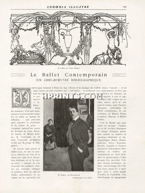 Le Ballet Contemporain, 1912 - Serge de Diaghilev Léon Bakst, Alexandre Benois, Theatre Costumes, Text by Paul Loisiel, 4 pages