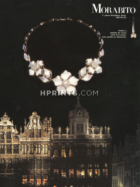 Morabito (Jewels) 1983 collier à pétales de nacre