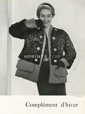 Schiaparelli 1949 Rodier, Fashion Photography