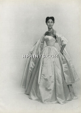 Christian Dior 1952 Strapless Dress