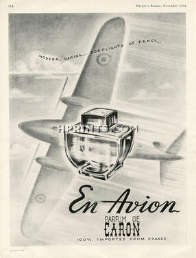 Caron (Perfumes) 1951 En Avion, Airplane