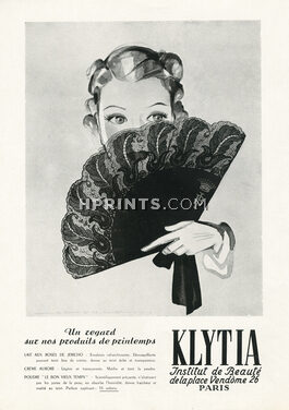 Klytia (Cosmetics) 1950 Jean Adrien Mercier