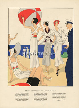 Lucile Paray 1932 Beachwear, AGB (Art Goût Beauté)