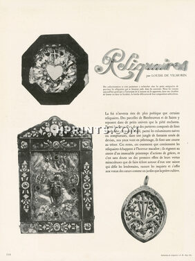 Reliquaires, 1947 - Text by Louise de Vilmorin