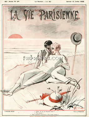 René Préjelan 1922 Lovers, Beach