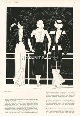 Goupy, Jane Regny 1931 Beachwear, Yatching, Charles Martin,