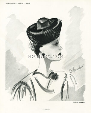 Jeanne Lanvin (Millinery) 1938 Indian turban, Schompré