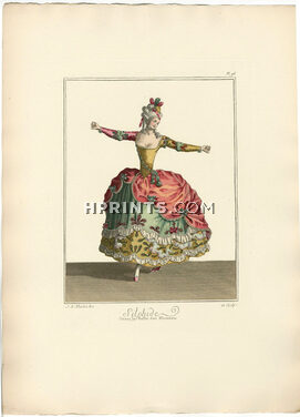 Galerie des Modes et Costumes Français 1912 Claude-Louis Desrais, Emile Lévy Editor "Silphide" Costume de Ballet
