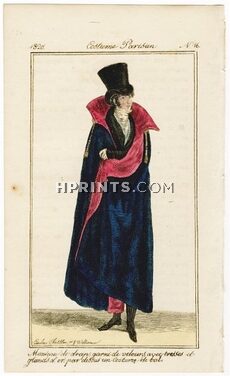 Le Journal des Dames et des Modes 1820 Costume Parisien BELGIAN EDITION N°16