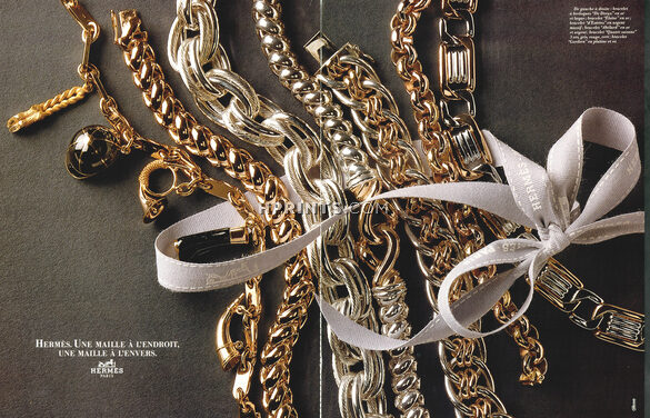 Hermès (Jewels) 1990 Bracelets à Breloques "De Dreux" Bracelets "Eloïse" "d'Estrées" "Abélard" "Quatre saisons" "Gordien"