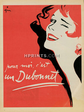 Dubonnet 1954 René Gruau