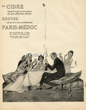 Paris-Médoc 1924 Le Cidre, André Pécoud