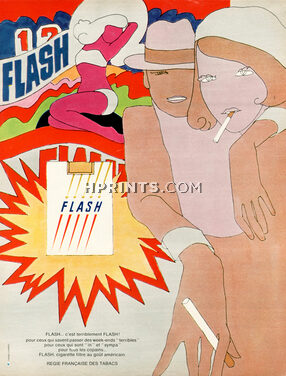 Flash (Cigarettes) 1968 Tobacco Smoking