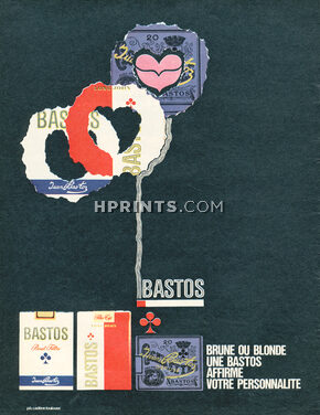 Bastos (Cigarettes, Tobacco Smoking) 1969 Juan Bastos