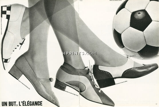 Charles Jourdan, Christian Dior, Roger Vivier, Céline (Shoes) 1959 Photo J.l Guégan