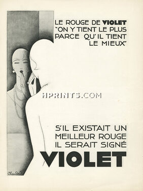 Violet (Cosmetics) 1928 Claude, Lipstick