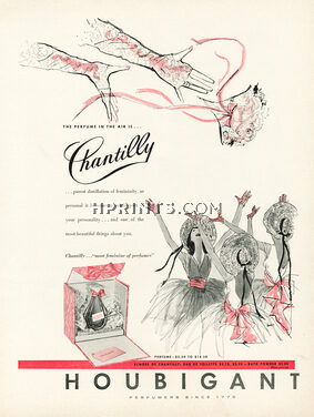 Houbigant (Perfumes) 1956 Chantilly